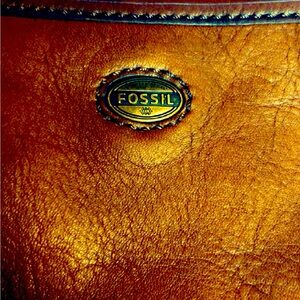 Fossil Leather Crossbody Bag